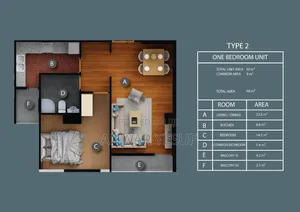 1bdrm Apartment in Visco Real Estate, Kirkos for sale