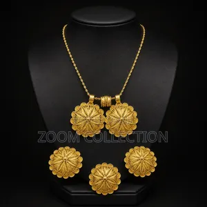 3-Piece Traditional Jewelry Set – Necklace, Earrings Ring