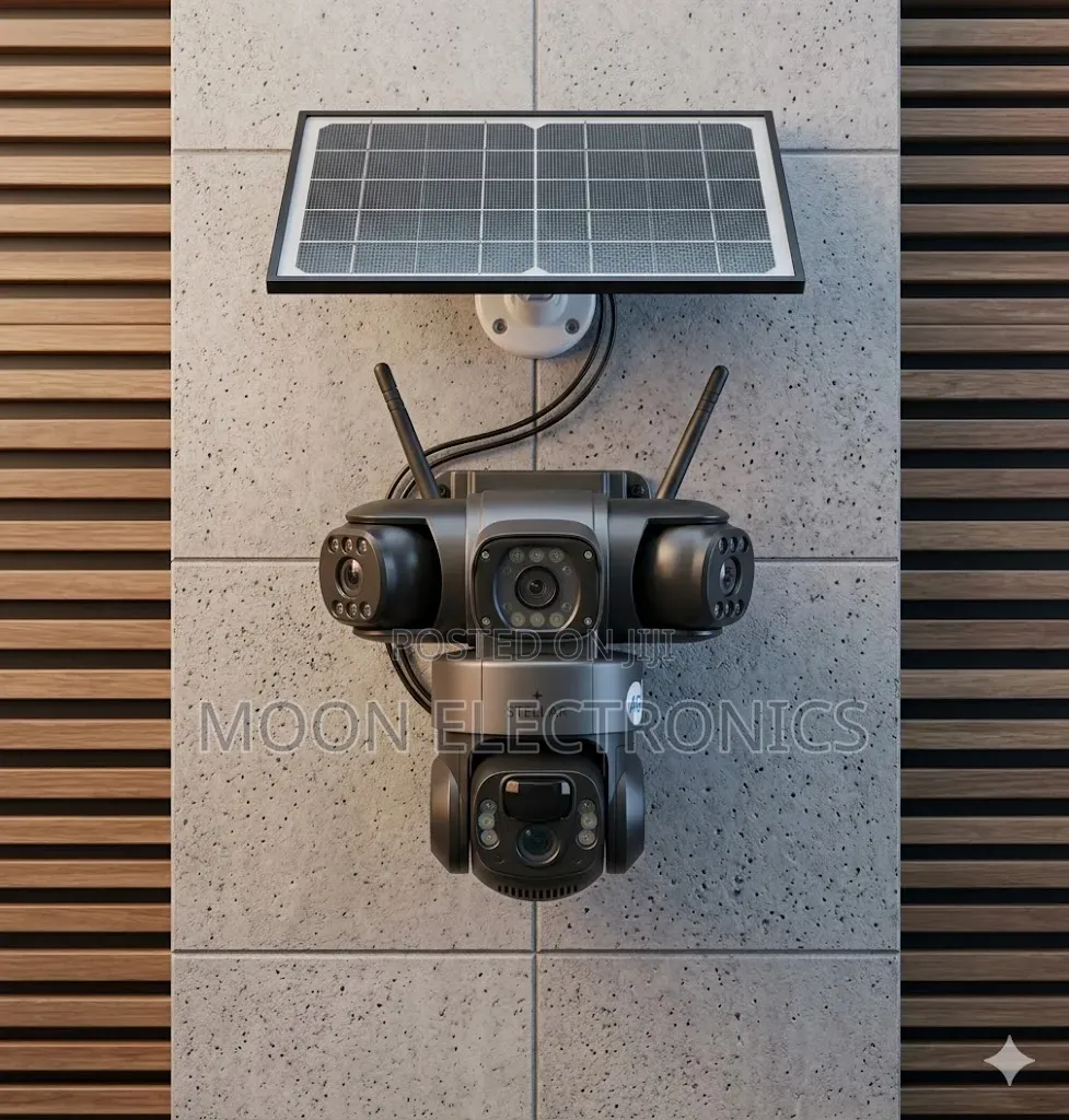 Stellar C603 Solar Camera – 4 Lens | Sim Card | Full Protection