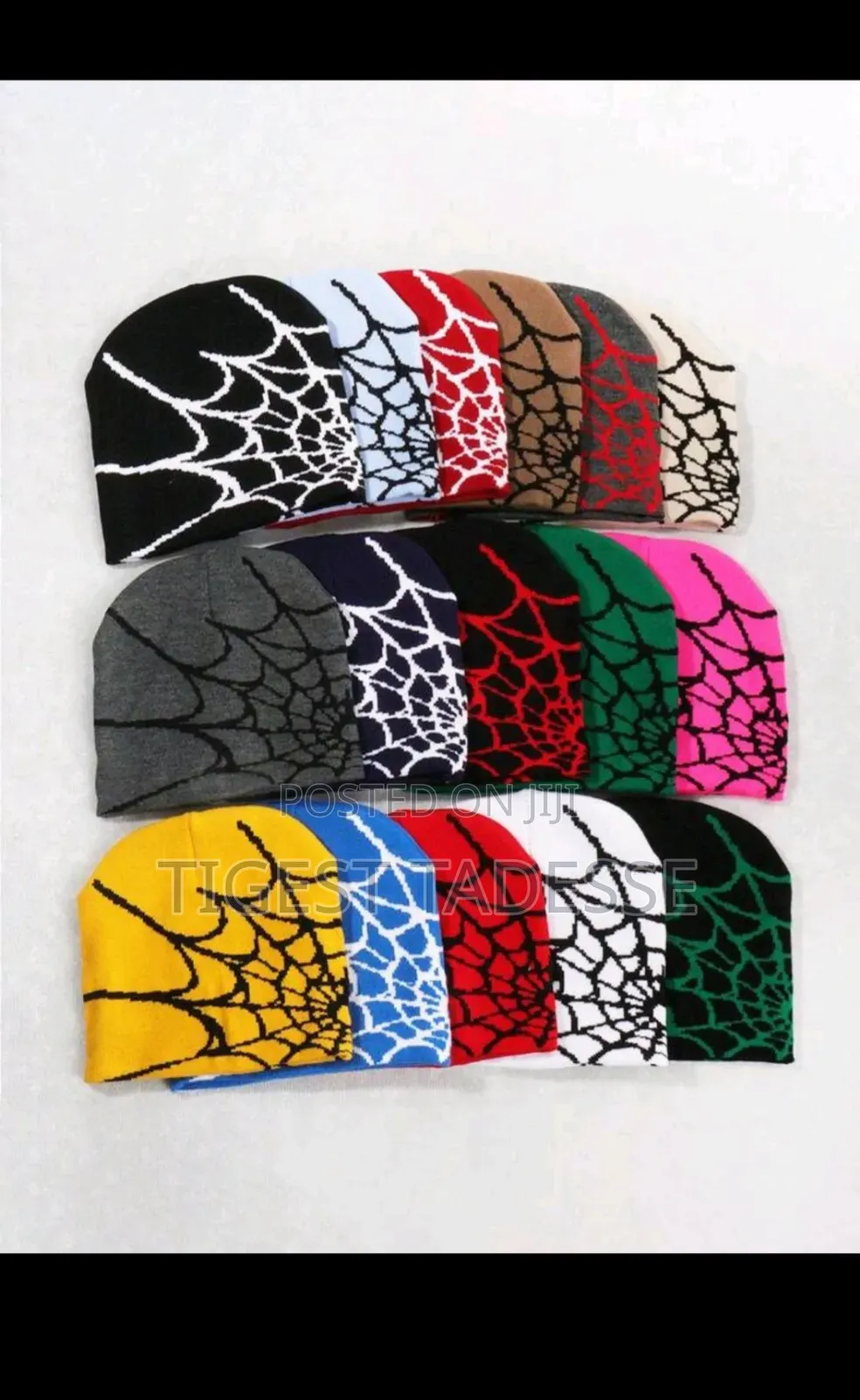 Spider Web Beanies