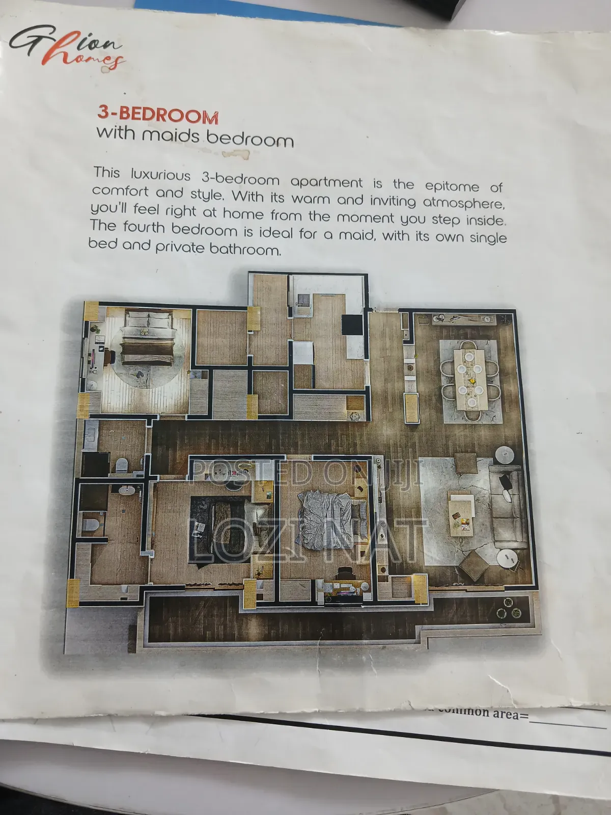 4bdrm Apartment in Ghion Homes, Bole for sale