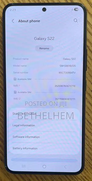 Samsung Galaxy S22 5G 256 GB