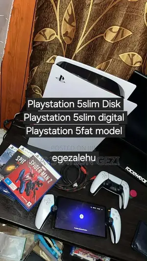 Playstation 5slim Disk Playstation 5slim Digital ሁሉን Ps እገዛለሁ