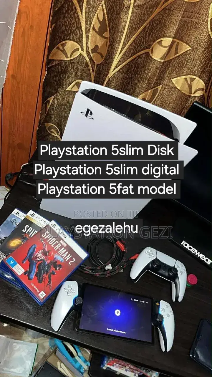 Playstation 5slim Disk Playstation 5slim Digital ሁሉን Ps እገዛለሁ