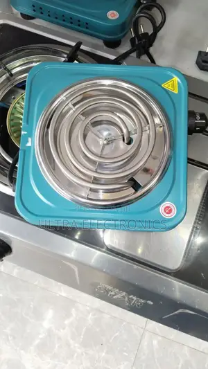 Single Burner Electric Hot Plate in Teal. Powerful Performance