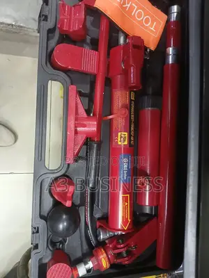 Hydraulic Porta Power Jack Kit የሃይድሮሊክ ቦዲና ቻንሲ ጥገና መሣሪያ