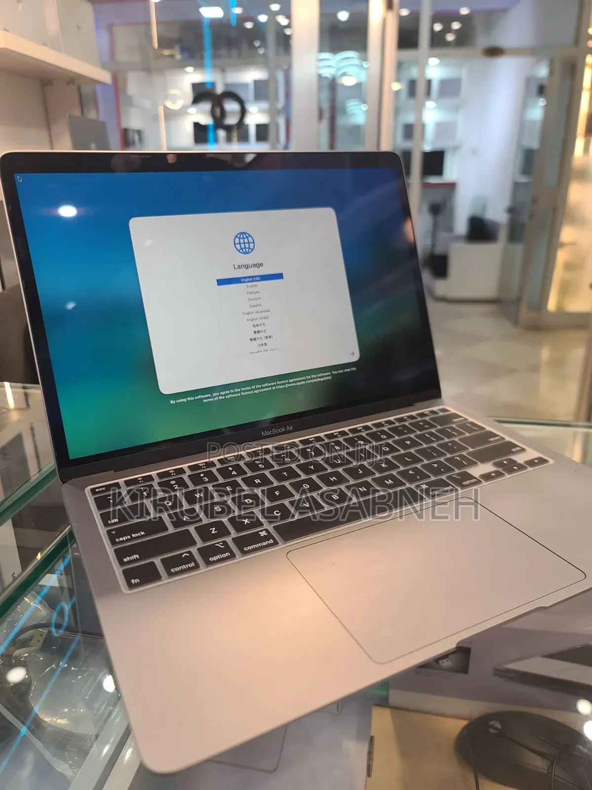 New Laptop Apple MacBook Air 2020 M1 16GB Apple M1 SSD 256GB