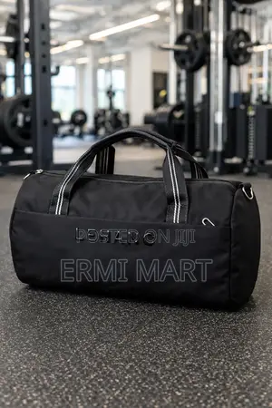 Lehanc Beige Gym Duffel Bag
