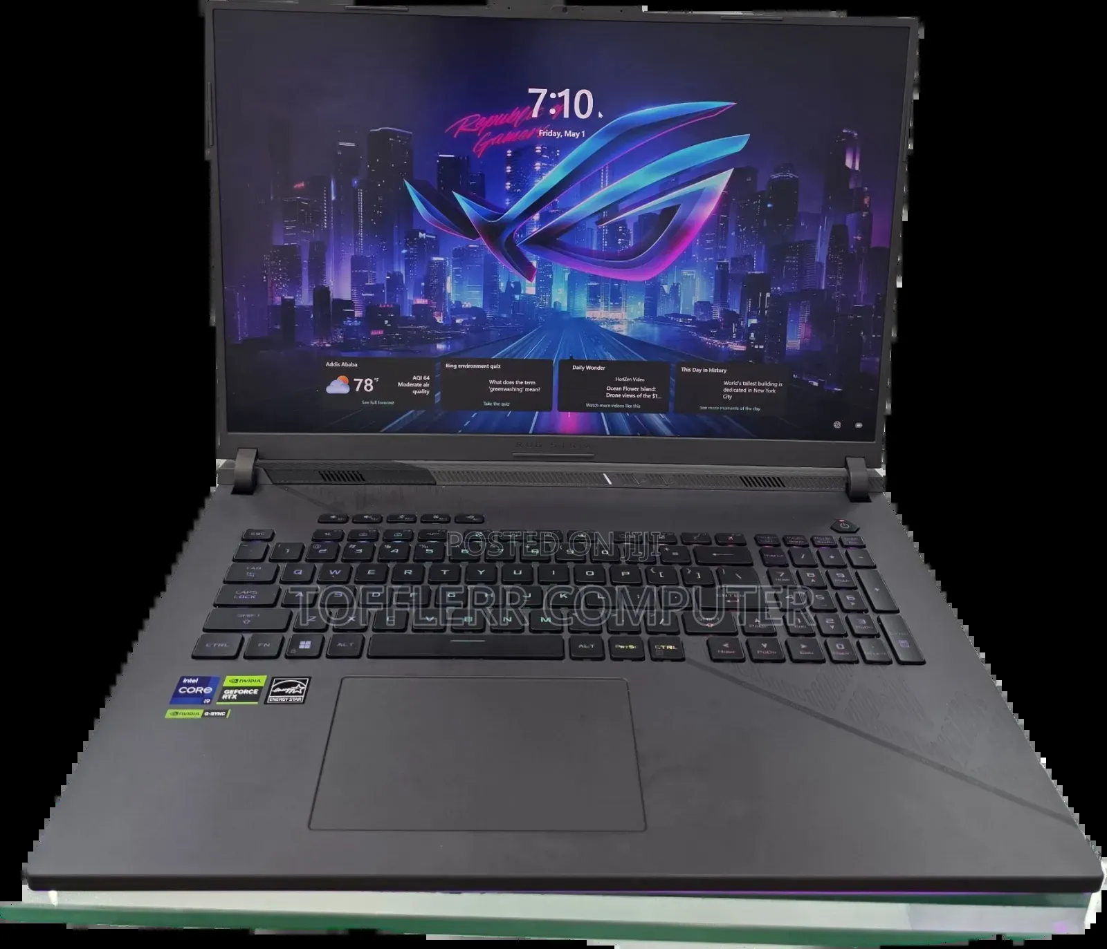 New Laptop Asus ROG Strix G15 16GB Intel Core i9 SSD 512GB
