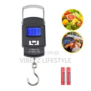 Electronic Hook Scale With Lcd Display – 50kg High Precision