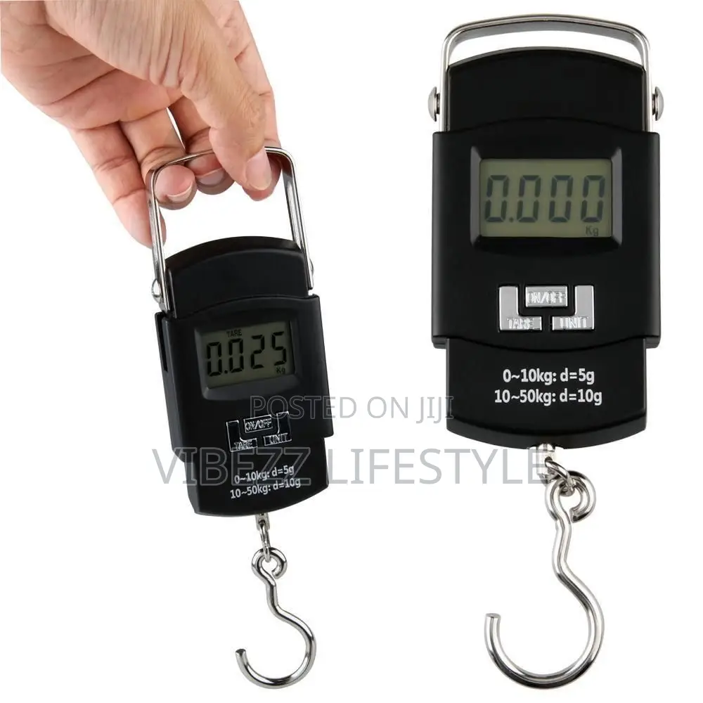 Electronic Hook Scale With Lcd Display – 50kg High Precision