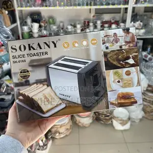 Sokany 2-Slice Toaster (ዘመናዊ የዳቦ መጥበሻ ማሽን) - 700w High Quality