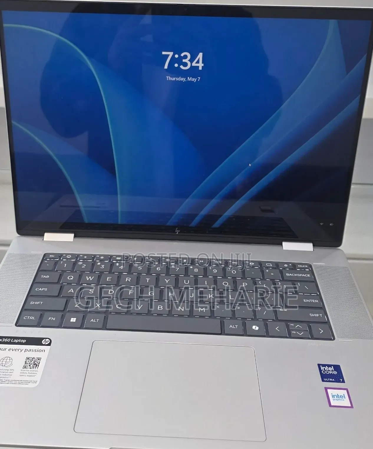 New Laptop HP Envy x360 16GB Intel Core Ultra 7 SSD 1T