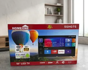 Homeone Tv 55" Smart Android – Original Double Glass | 5 Year Warranty