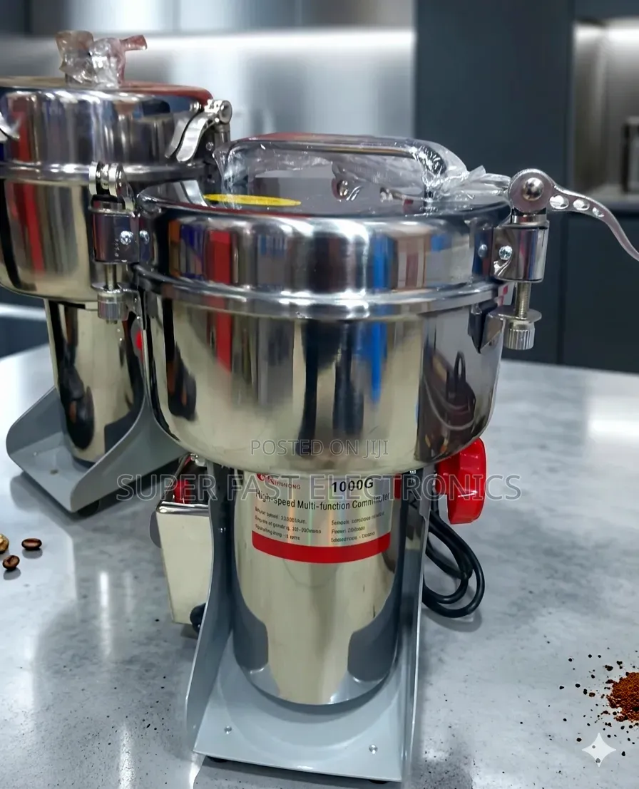 1000g High-Speed Heavy Duty Stainless Steel Commercial Grinder