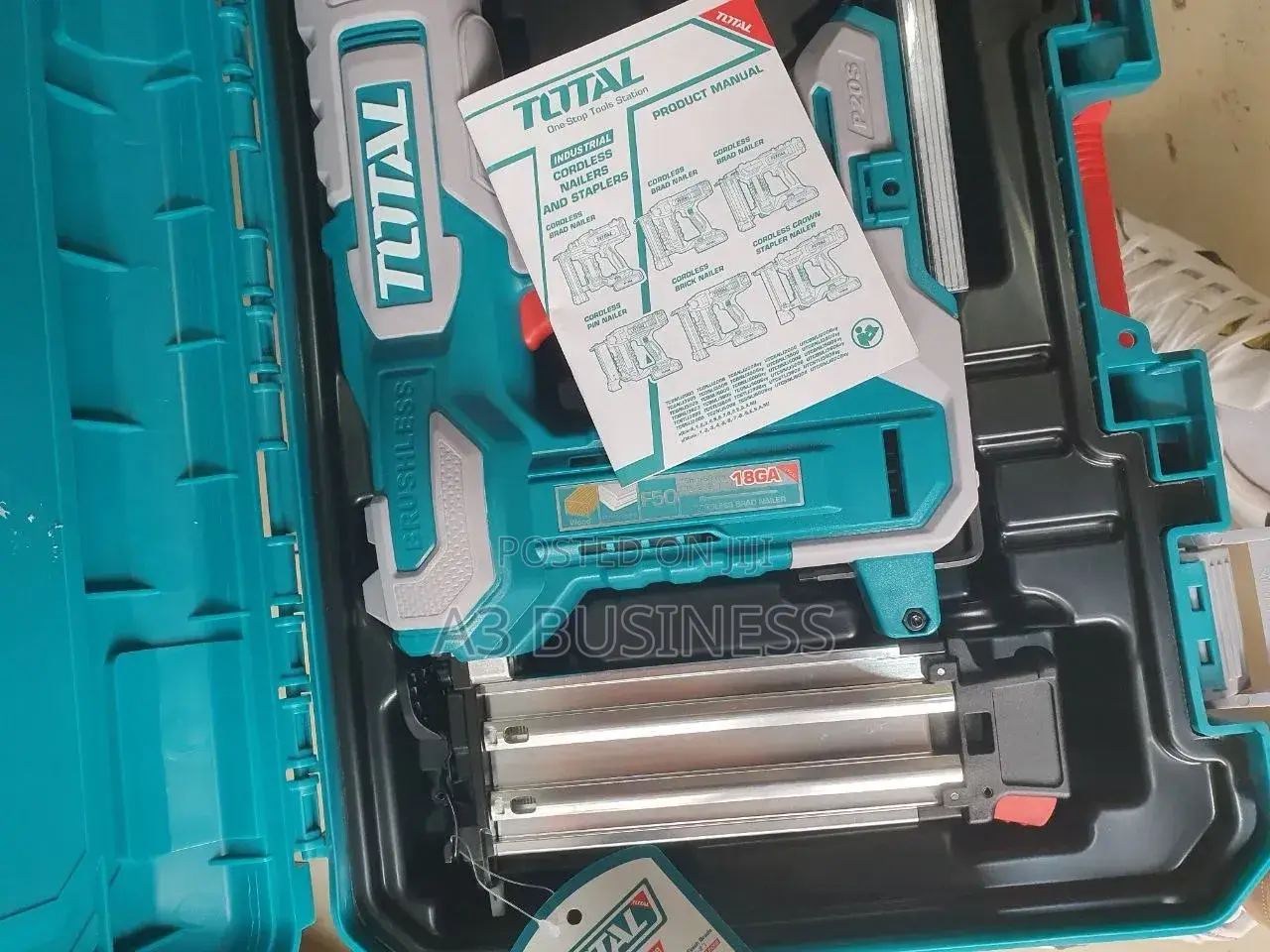 Total Cordless Brad Nailer የኤሌክትሪክ ሚስማር መምቻ ማሽን Shutter