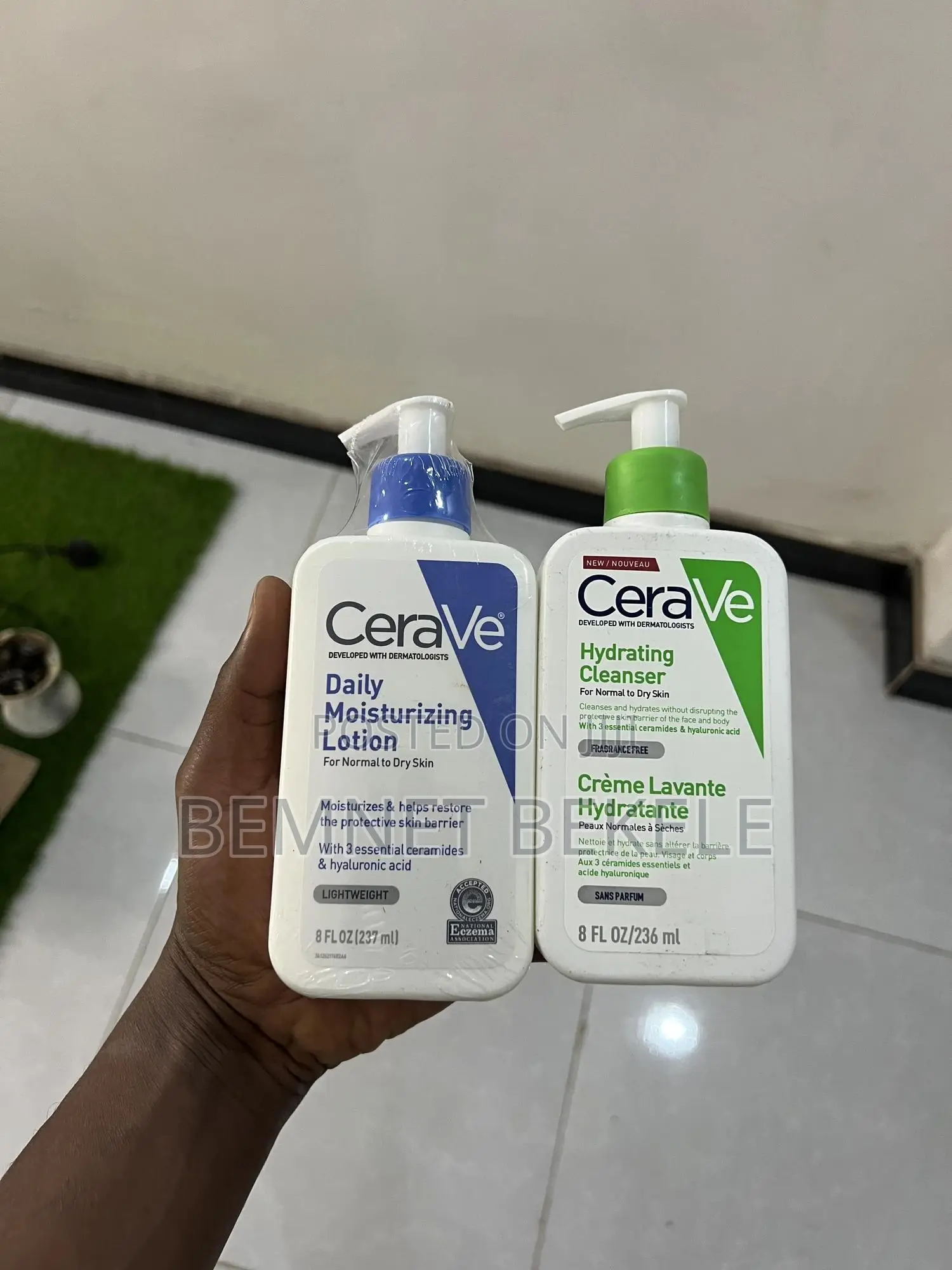 Cerave Cleanser and Moisturizer