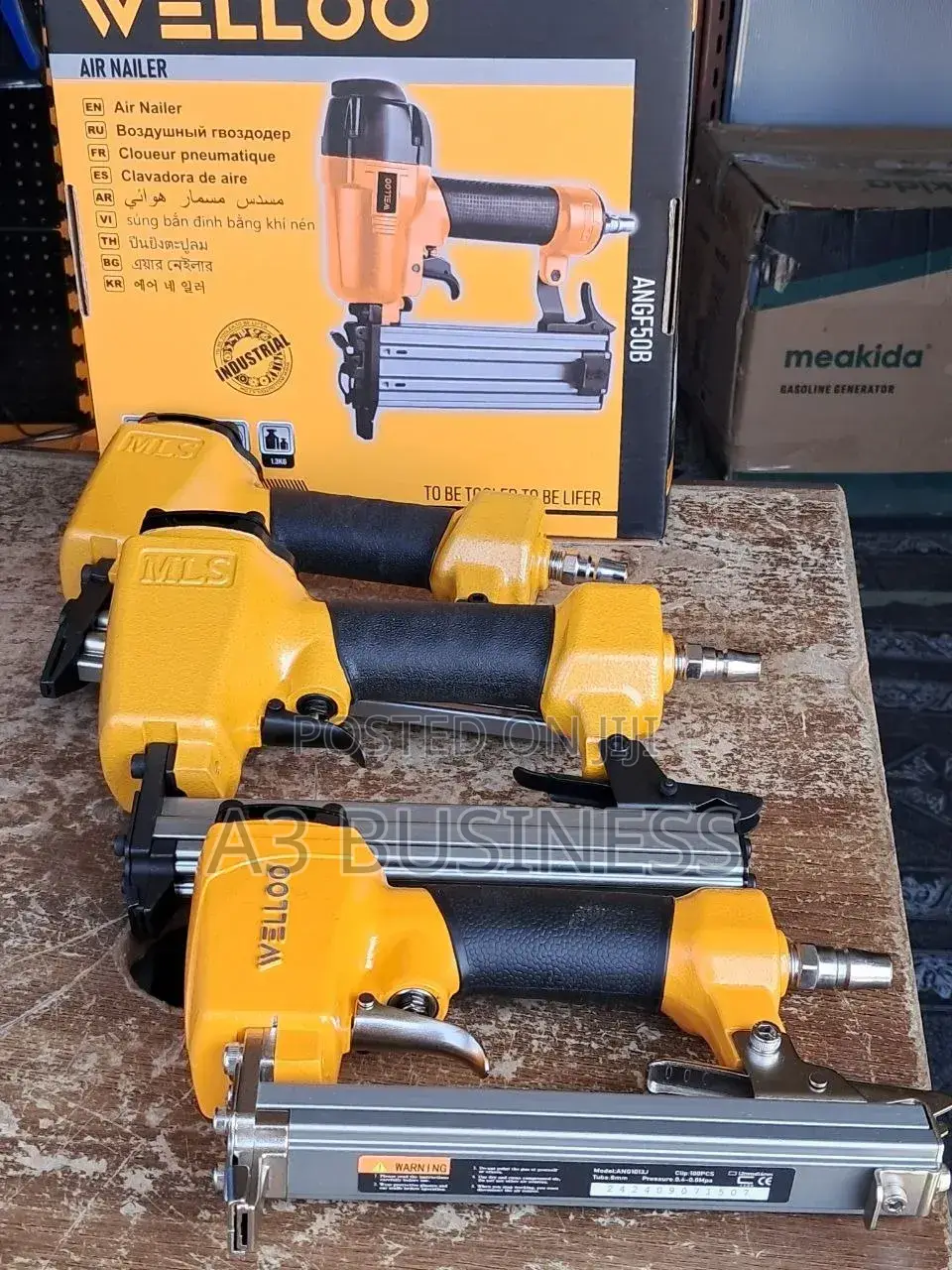 Air Nailer / Brad Nailer ሹተር ሚስማር መምቻ