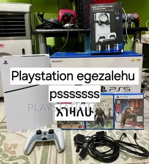 Playstation 5 Eyegezahu New Ps4 Fat Ps3slim እገዛለሁ