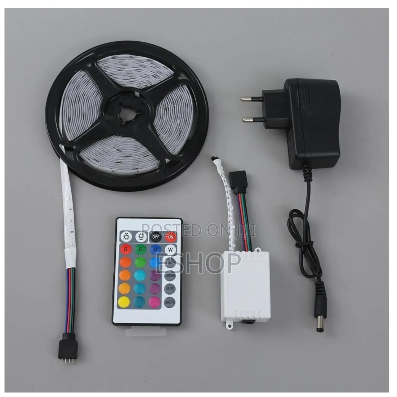 5 Meter Led Strip Light With Remote - 54 Leds, Single Colour