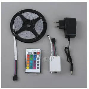 5 Meter Led Strip Light With Remote - 54 Leds, Single Colour