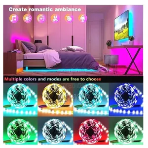 5 Meter Led Strip Light With Remote - 54 Leds, Single Colour