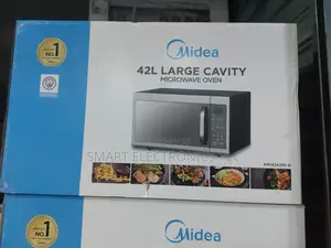 Midea 42-Liter Microwave Oven With a Grill Function.