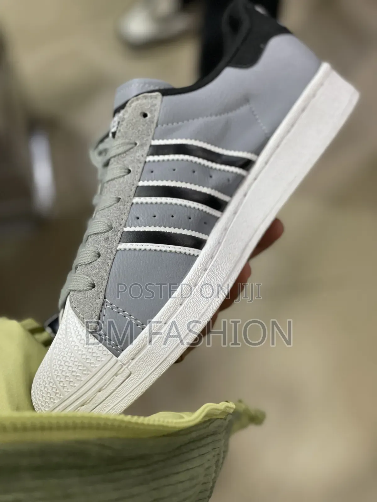 Adidas Superstar Grey Black Sneakers
