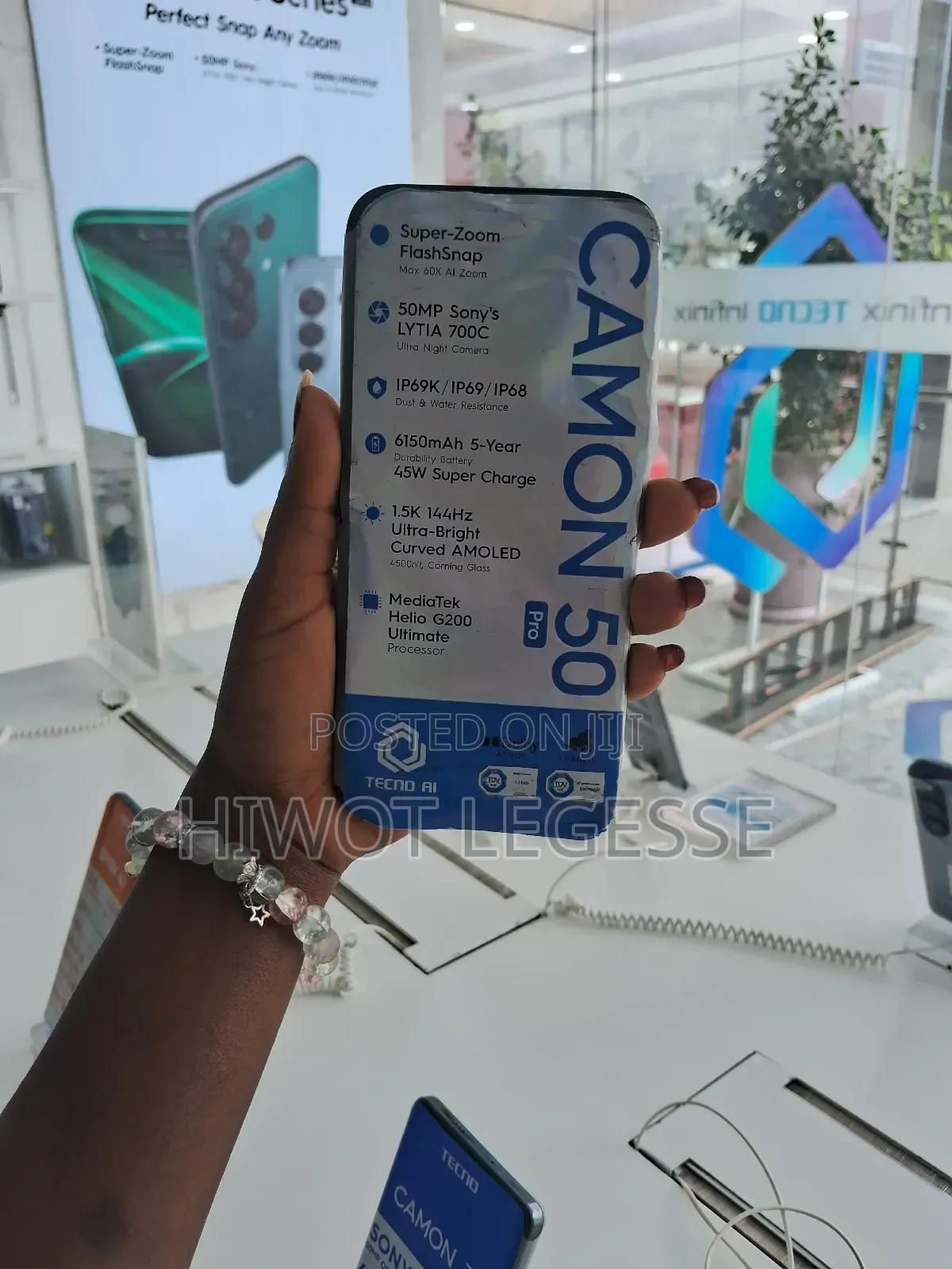 New Tecno Camon 50 Pro 256 GB Black