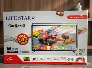 Lifestar Tv 50" Smart Android Tv – Uhd | Android 15 | Double Glass
