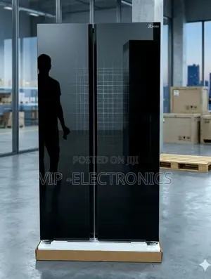 Boss Side by Side Refrigerator –850ss Black Mirror Glass