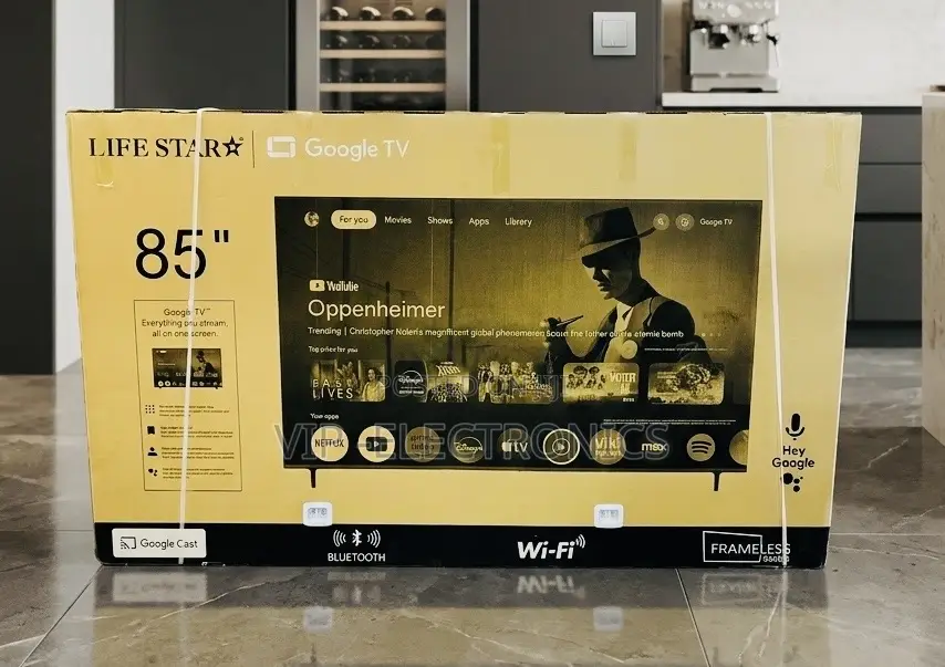 Lifestar 85 Inch Tv Smart Google Tv. This Massive, Ultra-Wide Display