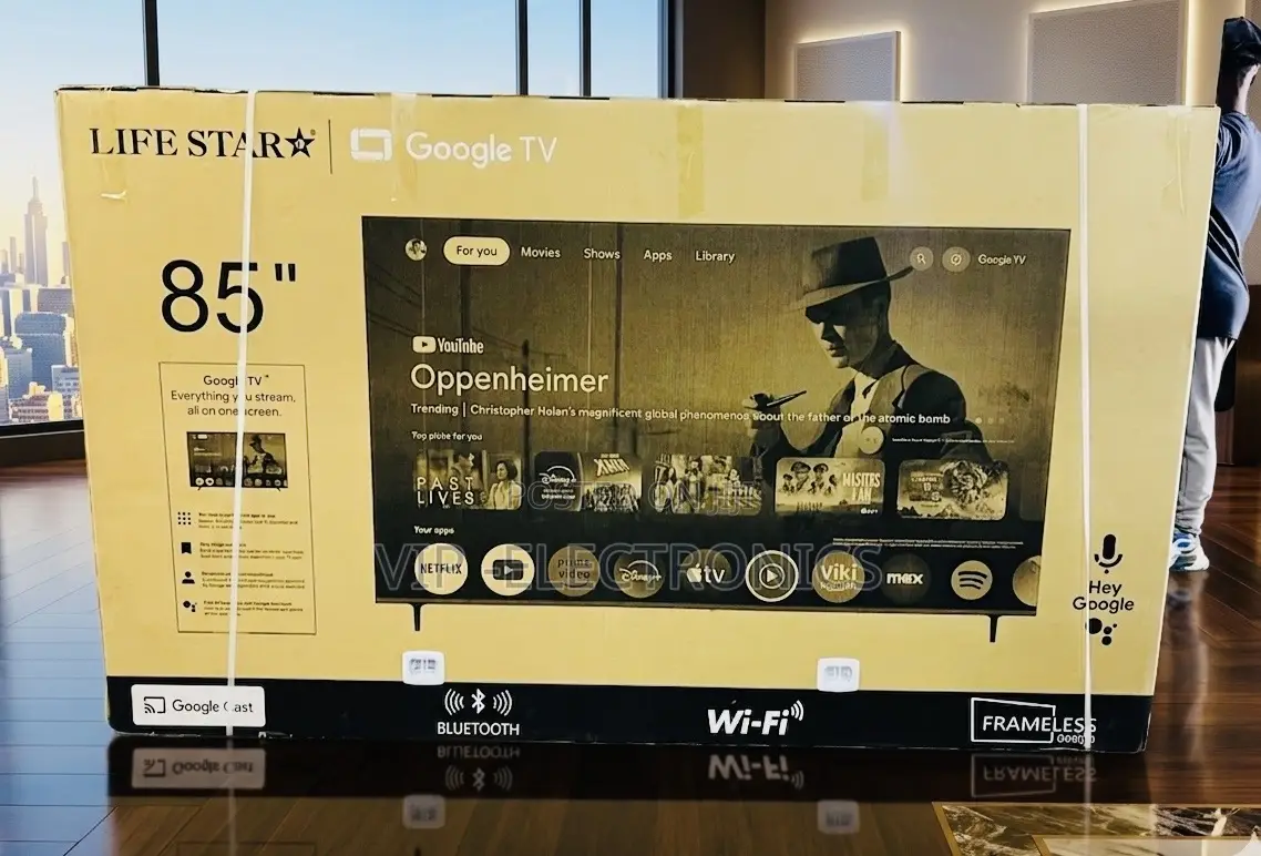 Lifestar 85 Inch Tv Smart Google Tv. This Massive, Ultra-Wide Display
