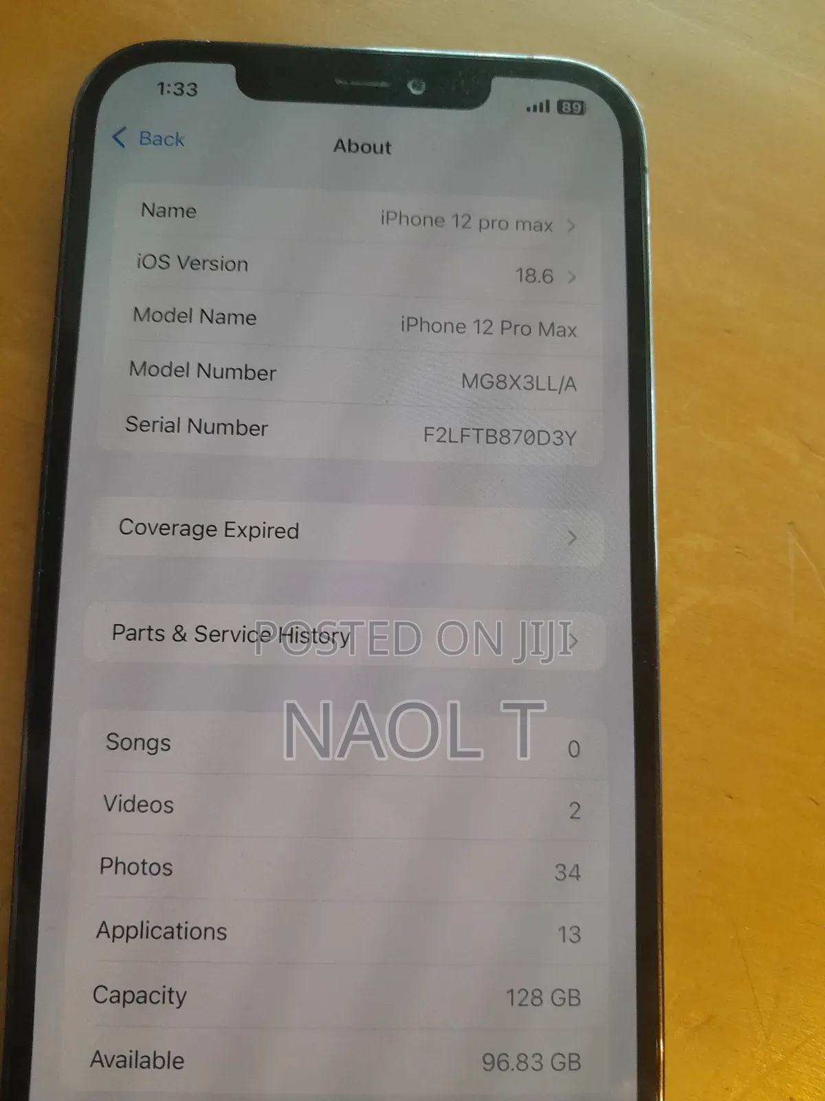 New Apple iPhone 12 Pro Max 128 GB Green