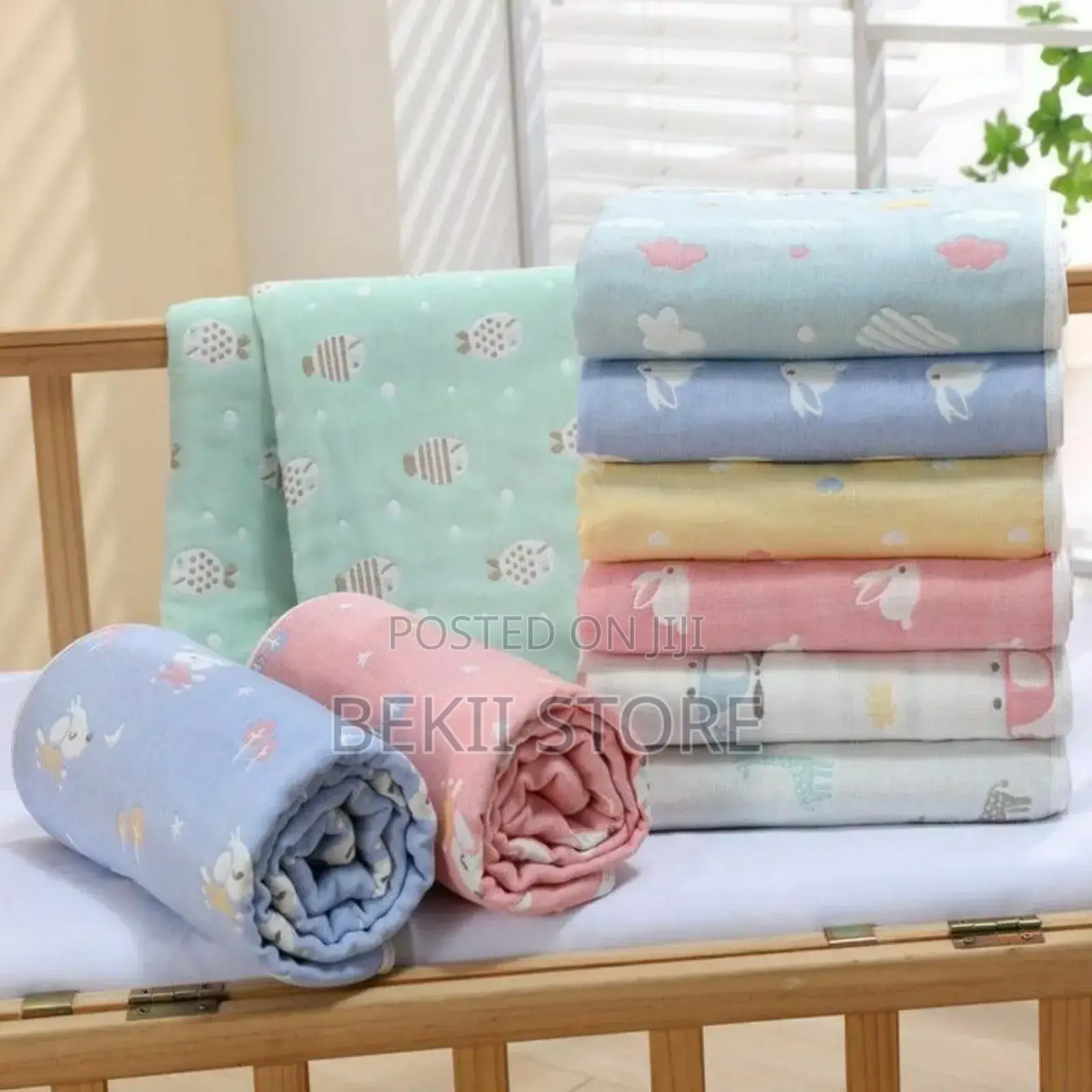 Soft Flannel Reciving Blanket Cotton New Born Baby የሕፃናት ብርድ ልብስ