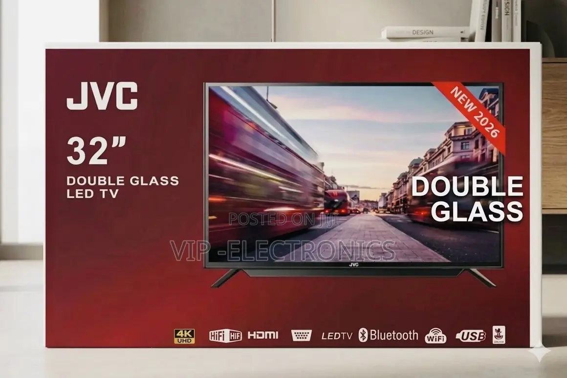 JVC 32 Inch Tv Double Glass Led Television
