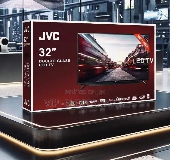 JVC 32 Inch Tv Double Glass Led Television