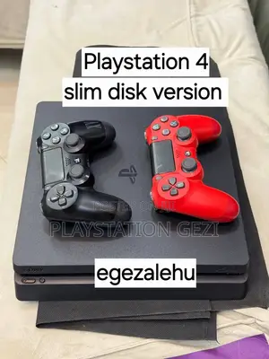 Ps4 Slim ከ Joystick እና No Joystick