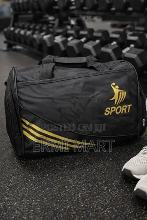Black Gym Bag