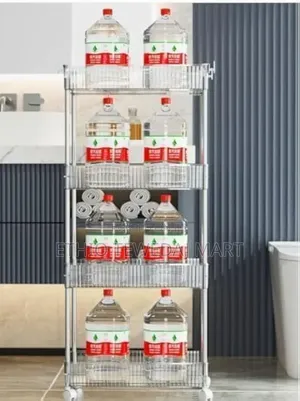 Storage Organizer Cart for Kitchen, Bathroom, Office, Laundry Room