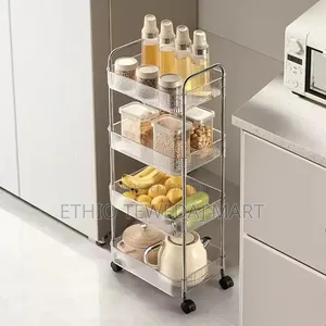 Storage Organizer Cart for Kitchen, Bathroom, Office, Laundry Room