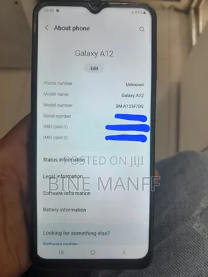 Samsung Galaxy A12 64 GB Black