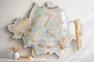 Resin Clock Unique Design