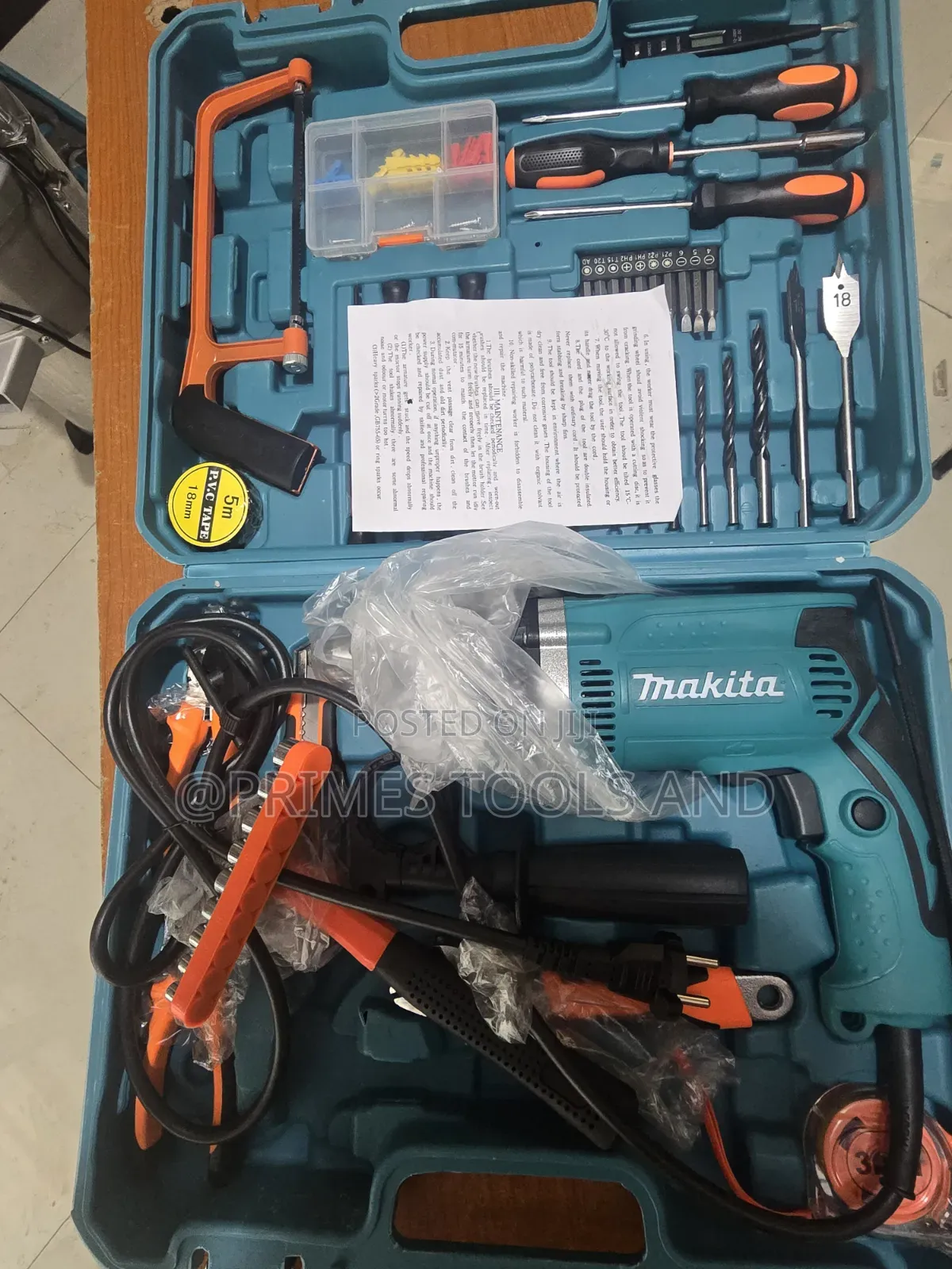 Makita Electric Drill Kit – Complete Professional Tool Set