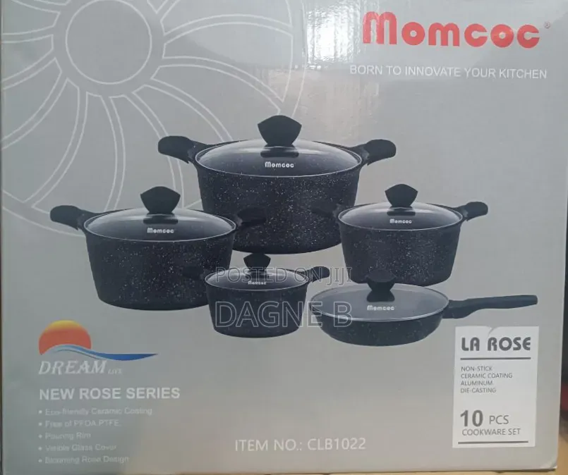 Momcoc Ceramic Pot ማምኮክ ድስት ባለ 5 ደረጃ
