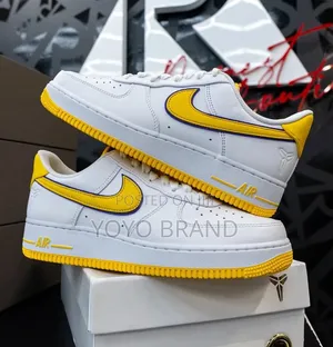 Nike Air Force 1low Retro Qs "Kobe Bryant Lakers Home"Unisex Shoes
