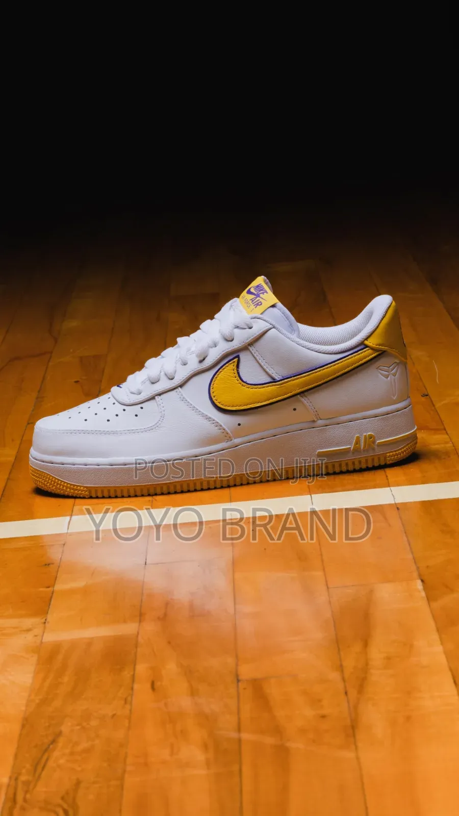 Nike Air Force 1low Retro Qs "Kobe Bryant Lakers Home"Unisex Shoes