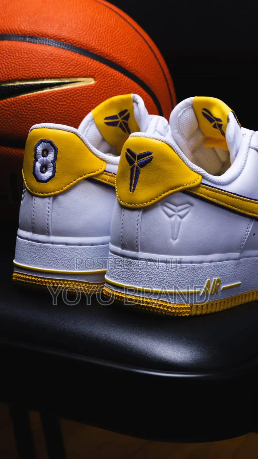 Nike Air Force 1low Retro Qs "Kobe Bryant Lakers Home"Unisex Shoes