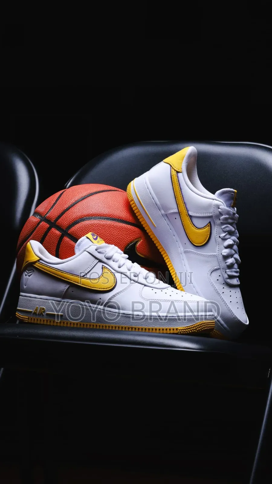 Nike Air Force 1low Retro Qs "Kobe Bryant Lakers Home"Unisex Shoes