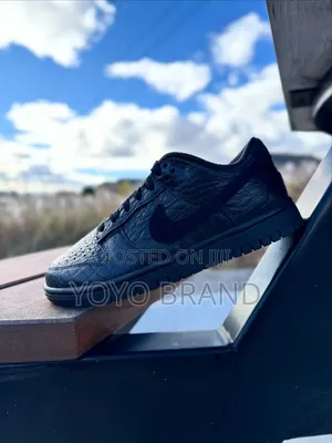 Nike Sb Dunk Low "Black Crocodile "Unisex Fashion Shoes